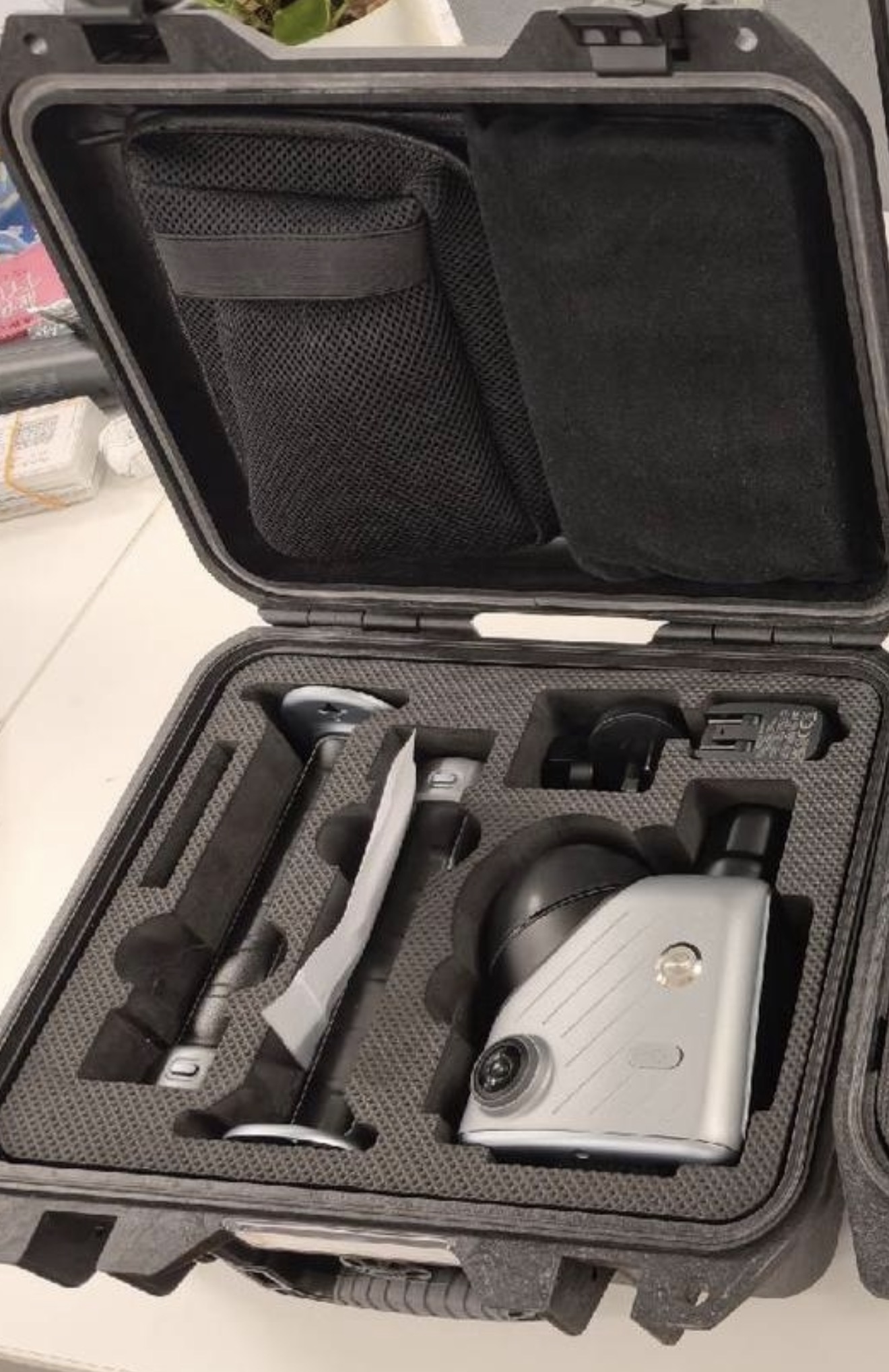 FJD Trion X1 preview in protective case — new product coming soon to Malta