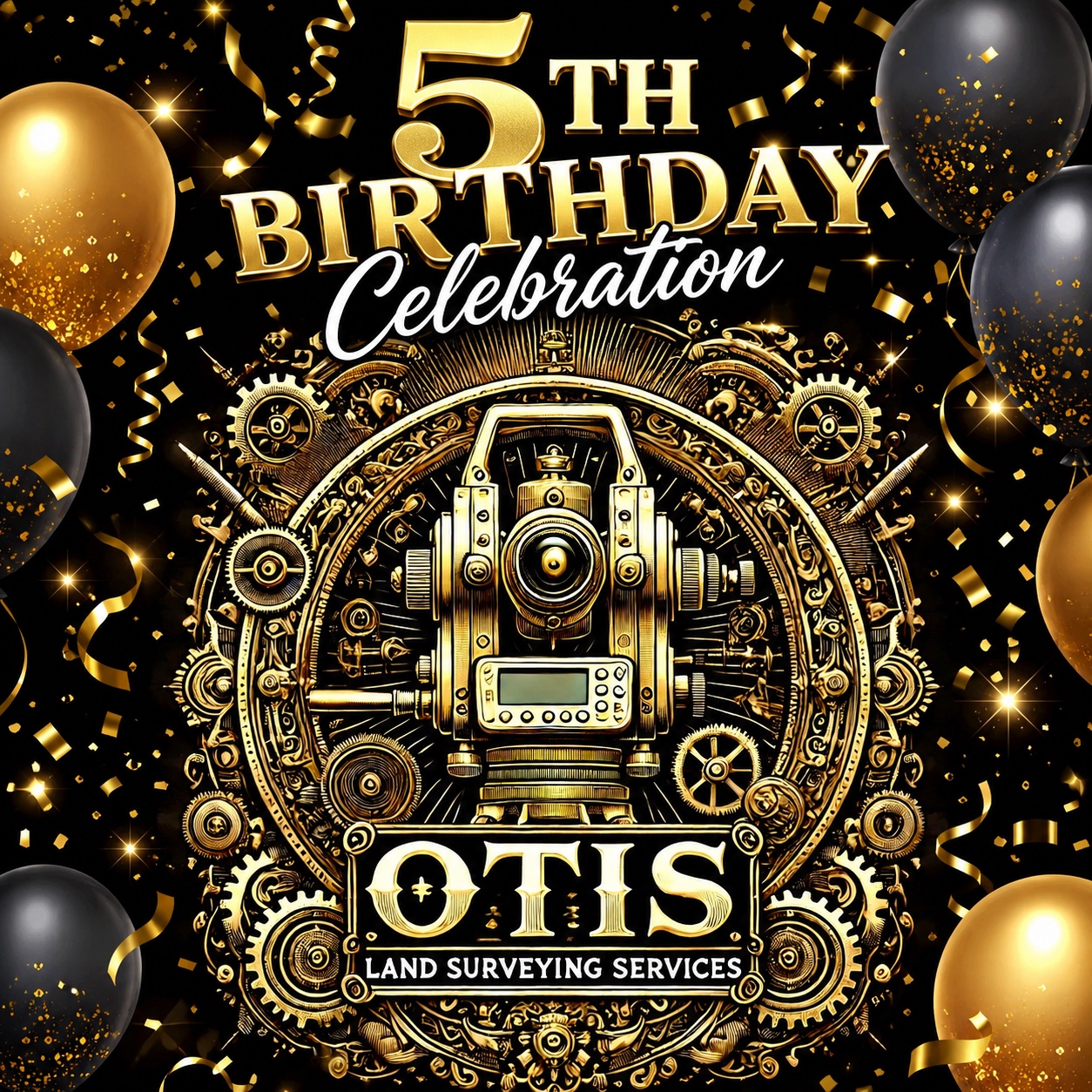 Otis Land Surveying Services 5th anniversary celebration event